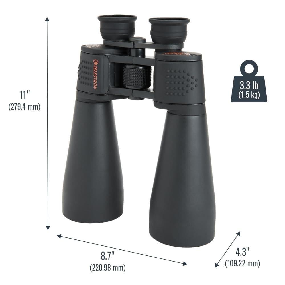 Celestron SkyMaster 25x70 Binoculars - Black - Image 7