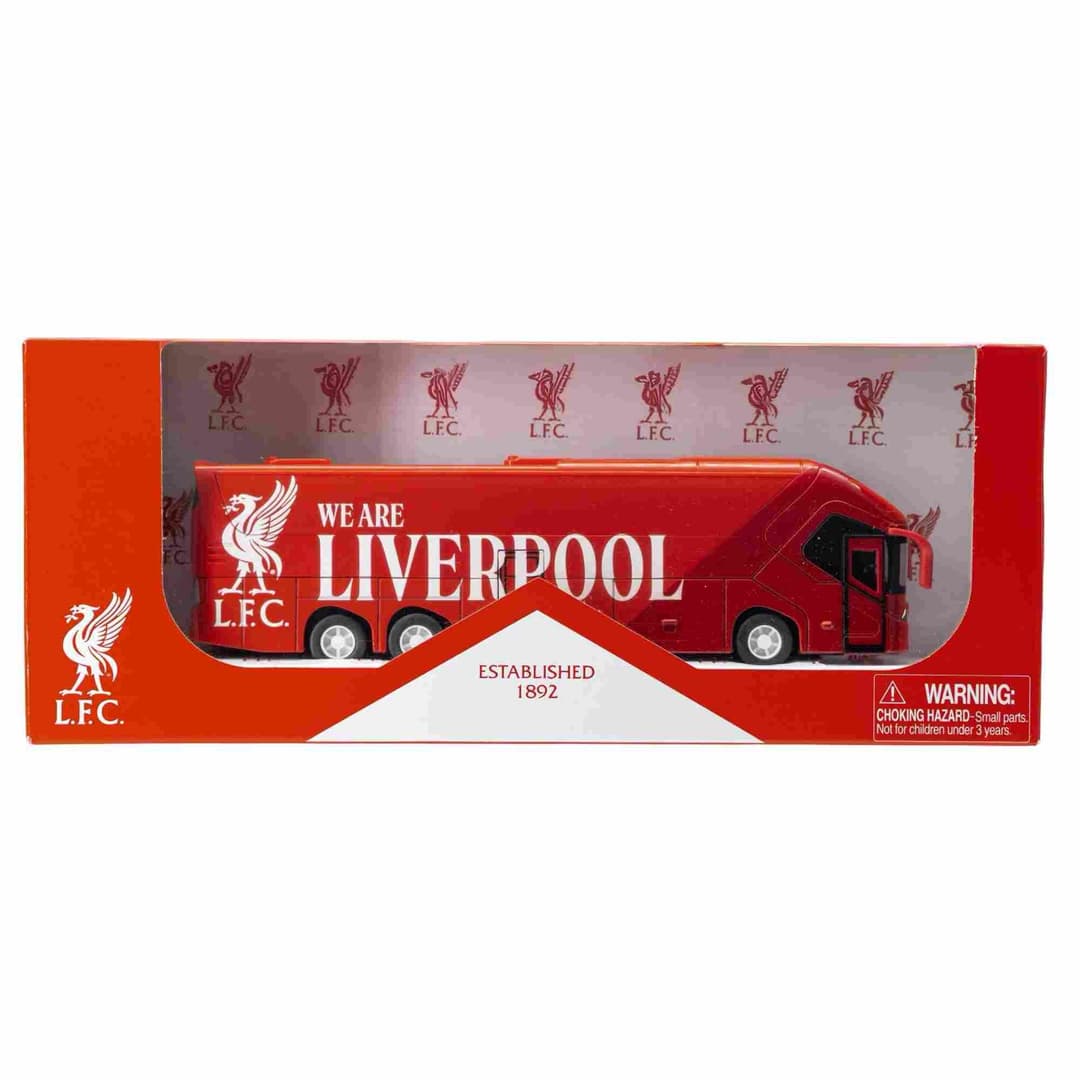 Liverpool Bus Model Football Team Coach Toy - Image 3