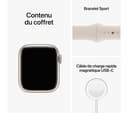 APPLE Watch Series 8 Starlight with Starlight Sports Band, 41 mm thumbnail 9