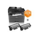 Brother MFC-L2827DWXL 1200 x 1200 dpi A4 Wireless Multifunction Mono Laser Printer - Black thumbnail 1
