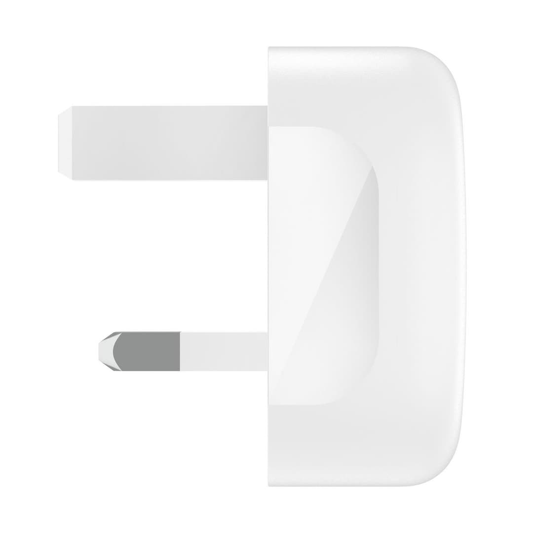Belkin 20W USB-C Compact Wall Charger + USB-C Cable - White - Image 2
