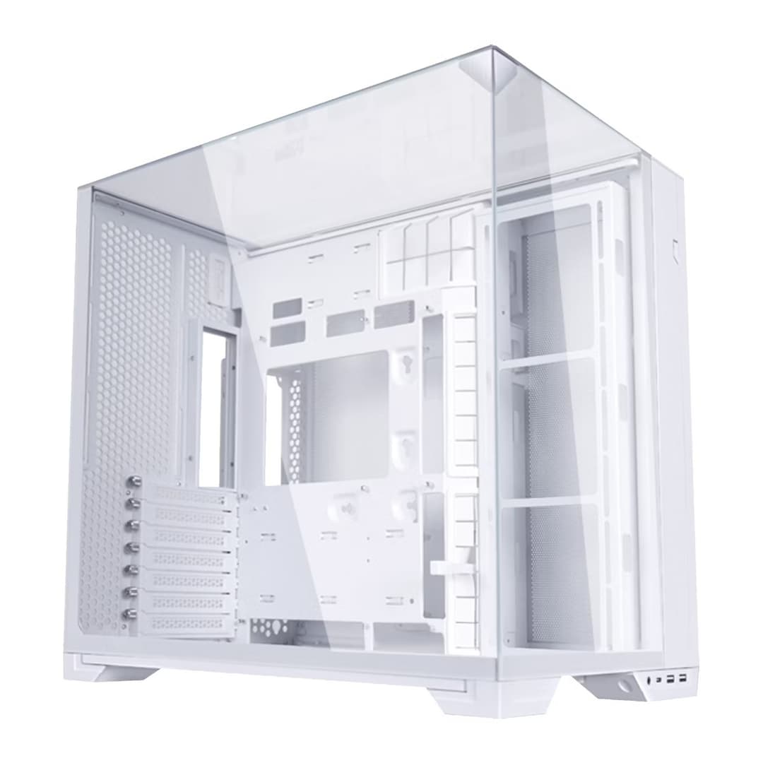 Lian Li O11 Vision Compact Tempered Glass Mid Tower Gaming PC Case - White - Image 2