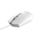 Trust TM-101W Wired Optical Mouse - Ambidextrous, USB Type-A, 1200 DPI, White thumbnail 1