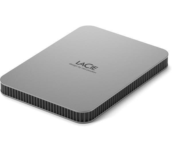 LaCie Mobile Drive V2 2TB Portable External Hard Drive USB Type-C - Silver - Image 2