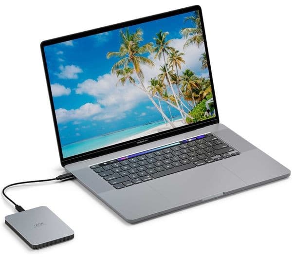 LaCie Mobile Drive V2 2TB Portable External Hard Drive USB Type-C - Silver - Image 5