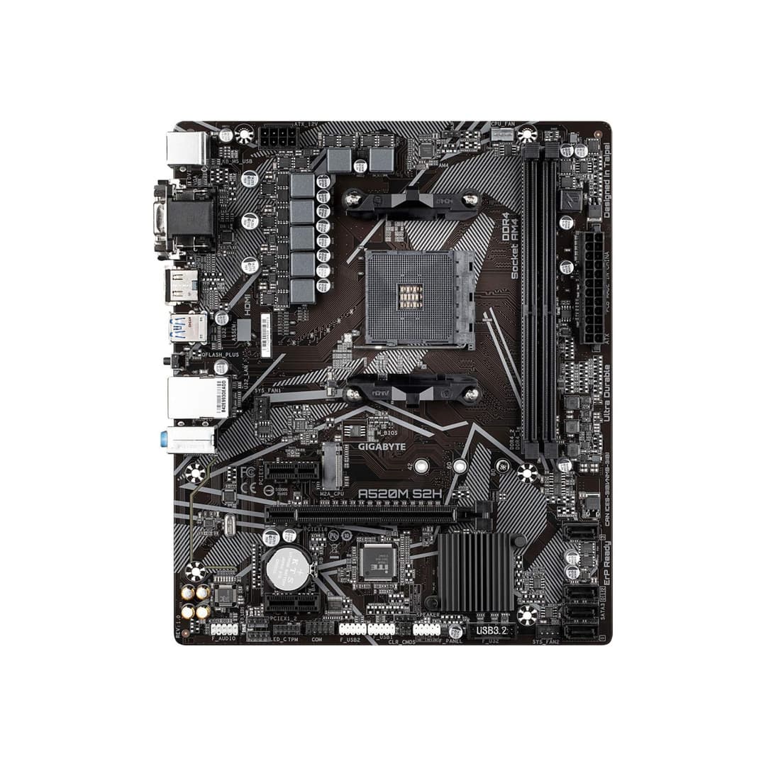 GIGABYTE AMD A520M S2H DDR4 micro ATX AM4 Motherboard - Image 2