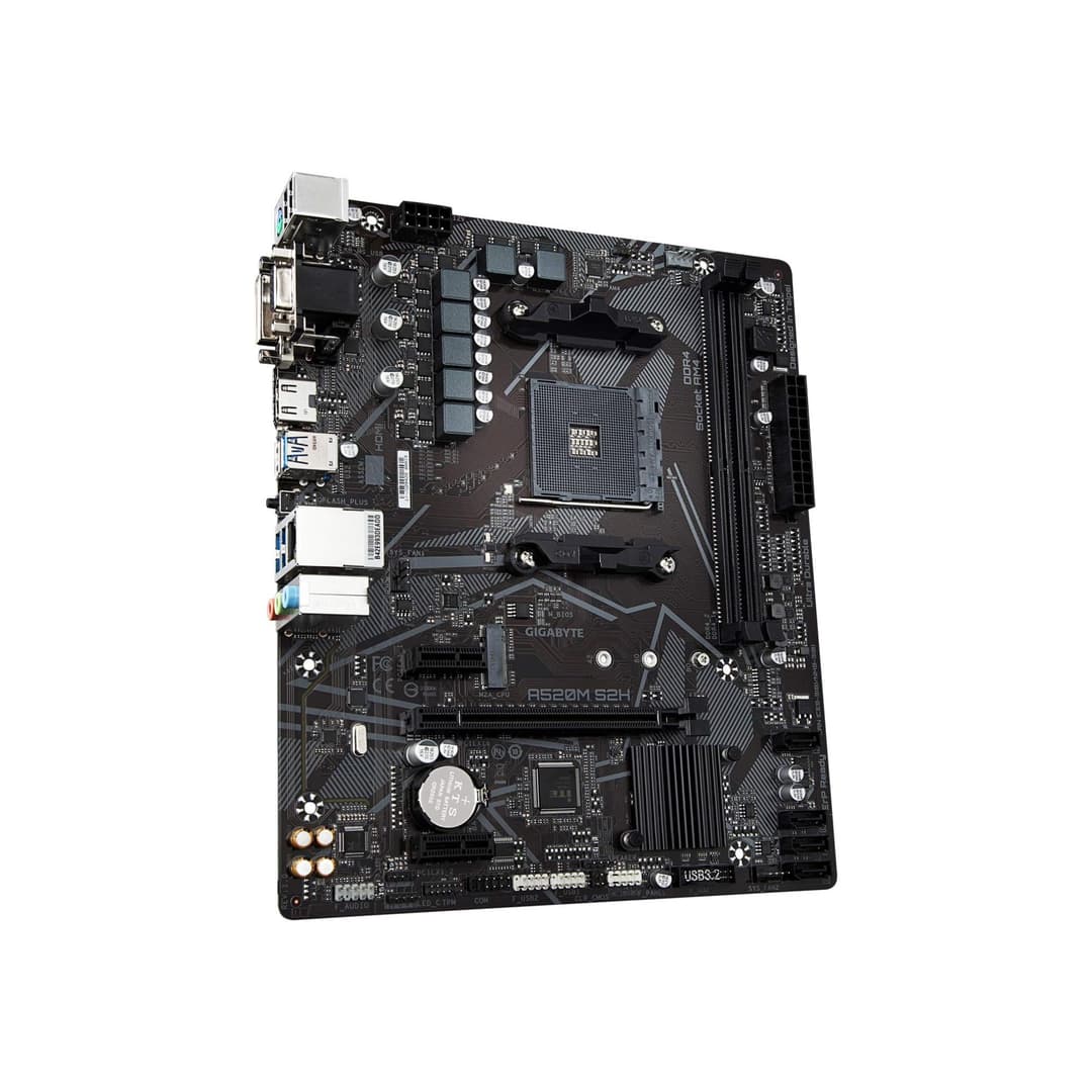 GIGABYTE AMD A520M S2H DDR4 micro ATX AM4 Motherboard - Image 3