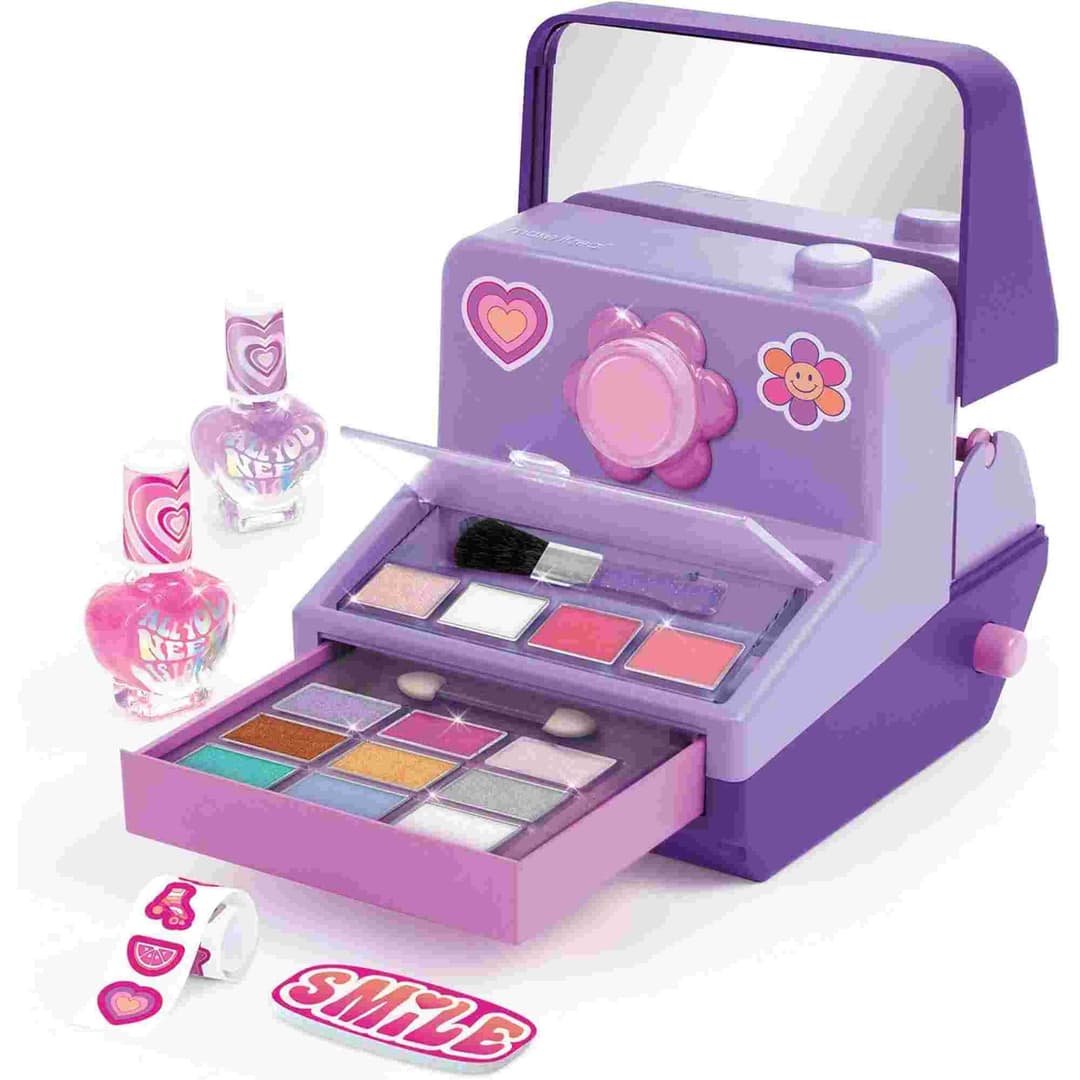 Make it Real Instant Glam Cosmetics Set with Vintage Instant Camera Shaped Box - Image 4
