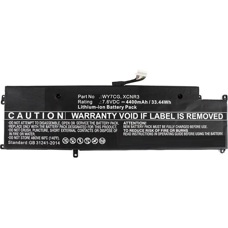CoreParts MBXDE-BA0074 Laptop Battery for Dell - Latitude 13 7370 7.6V 4400mAh Li-ion - Image 1