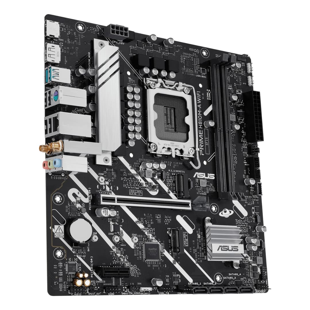 ASUS PRIME H810M-A WIFI Intel H810 Micro-ATX LGA 1851 Motherboard - Image 3