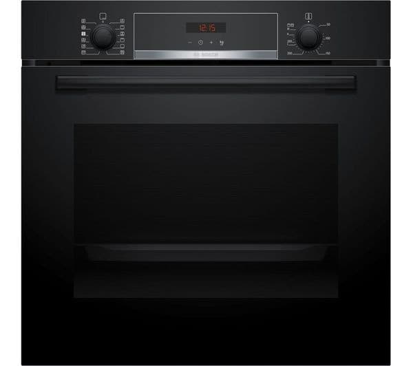BOSCH Series 4 HQA574BB3B Electric Pyrolytic Steam Oven - Black - Image 1