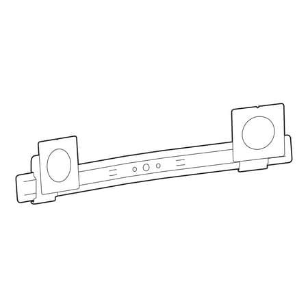 Ergotron LX Pro Dual Direct Bow and Pivots Conversion Kit 98-737-292 - Black - Image 1
