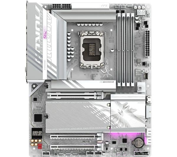 GIGABYTE Z890 AORUS ELITE WIFI7 ICE DDR5 ATX LGA1851 Motherboard - White - Image 3