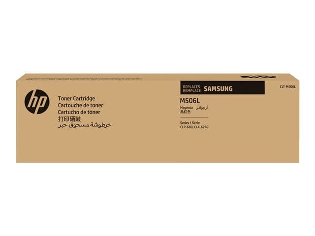 Samsung CLT-M506L High Yield Original Toner Cartridge (SU305A) - Magenta - Image 2