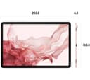 Samsung Galaxy Tab S8 11" Tablet Wi-Fi 256GB - Pink Gold thumbnail 3