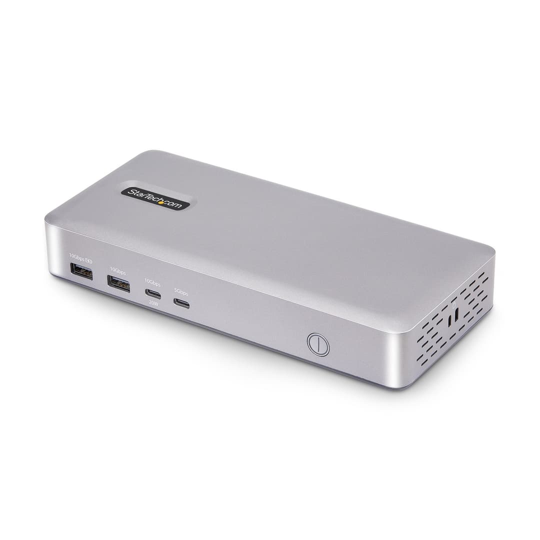 StarTech.com Dual-Monitor USB4 Docking Station, Dual 4K 120Hz or Single 8K 60Hz HDMI, 100W Laptop Charging, 2.5GbE, USB-C Multi-Monitor Dock, Driverless - Image 1