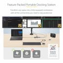 StarTech.com USB-C Triple-Monitor Multiport Adapter, Dual 4K 60Hz + 4K 30Hz HDMI & DisplayPort, 4-Port USB Hub, 100W PD Pass-Through, GbE, SD/MicroSD Card Readers thumbnail 2