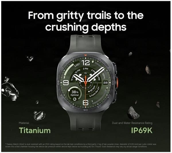 Samsung Galaxy Watch Ultra 2 LTE Smartwatch 47mm - Titanium Grey - Image 5