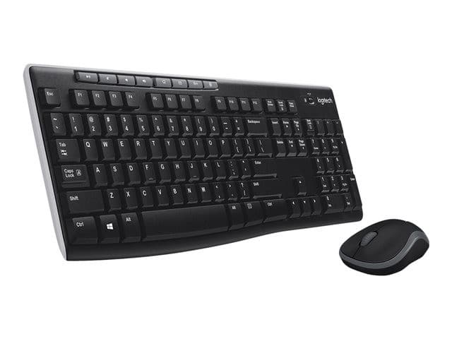 Logitech MK270 Wireless Keyboard and Mouse Combo - Italian Layout, Black - Image 5