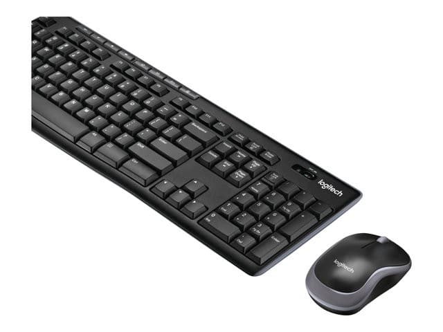 Logitech MK270 Wireless Keyboard and Mouse Combo - Italian Layout, Black - Image 9