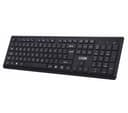 LOGIK LSLFSKB24 Silent Wireless Keyboard - Black thumbnail 2