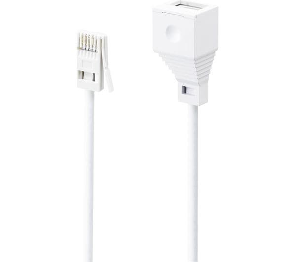 LOGIK LTEX1015 6P4C Male to 6P4C Female Cable - 10 m - Image 1