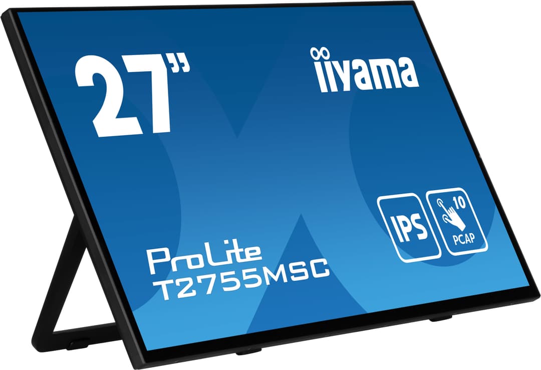 iiyama ProLite T2755MSC-B1 computer monitor 68.6 cm (27") 1920 x 1080 pixels Full HD LED Touchscreen Tabletop Black - Image 1