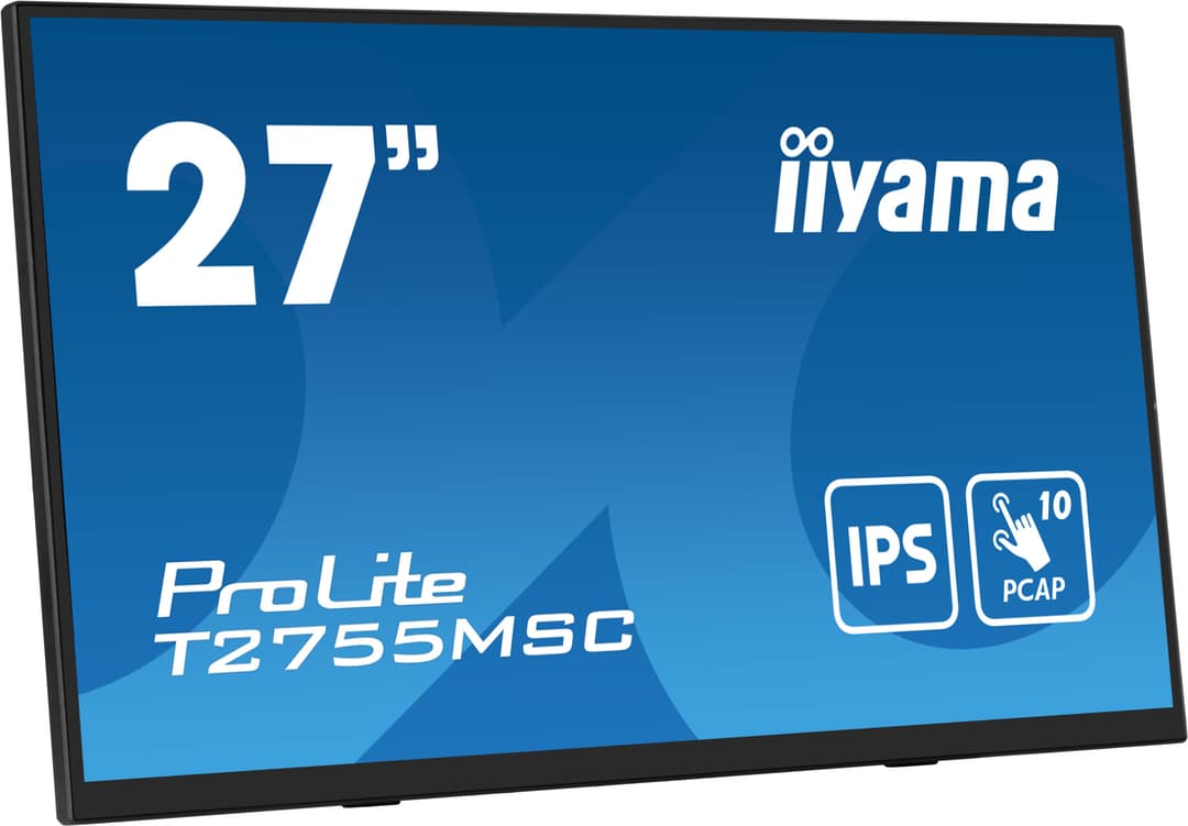 iiyama ProLite T2755MSC-B1 computer monitor 68.6 cm (27") 1920 x 1080 pixels Full HD LED Touchscreen Tabletop Black - Image 4