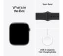 Apple Watch Series 11 GPS 46mm Space Grey Aluminium Case with Black Sport Band - M/L thumbnail 7