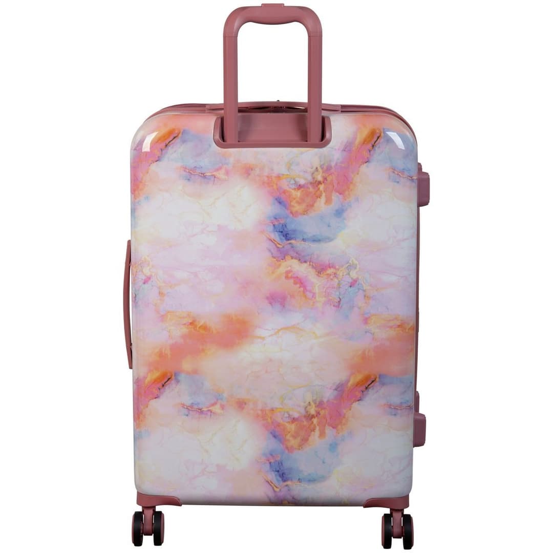 IT Hard Expandable 8 Wheel Cabin Suitcase - Marble Effect - Image 2