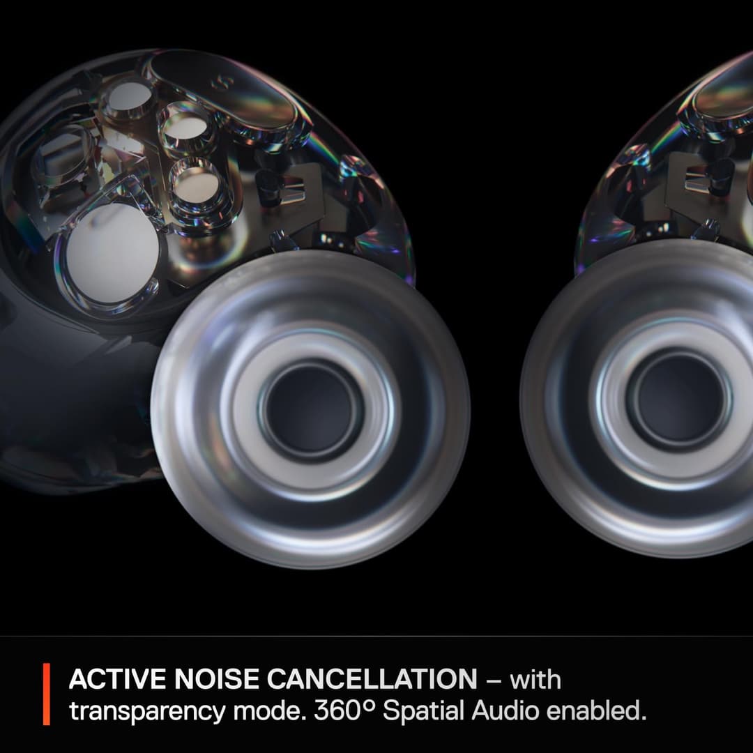 SteelSeries Arctis GameBuds Wireless Noise-Cancelling Gaming Earbuds for Xbox - Black - Image 5