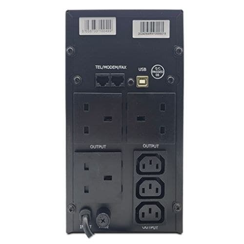VIDA Armour 1500VA uninterruptible power supply (UPS) Line-Interactive 1.5 kVA 900 W 6 AC outlet(s) - Image 2