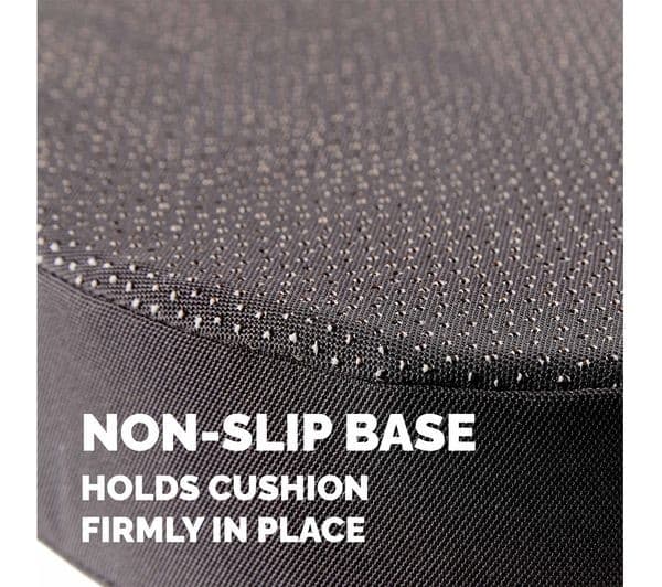 FELLOWES Breyta Comfort Seat Cushion with Cover - Black - Image 2