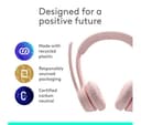 Logitech Zone 300 Wireless Headset - Rose thumbnail 7