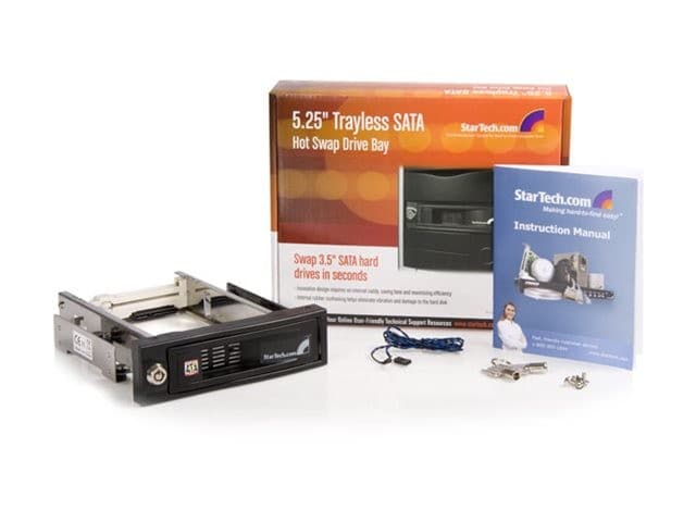 StarTech HSB100SATBK Hot Swap Mobile Rack Black - Image 7