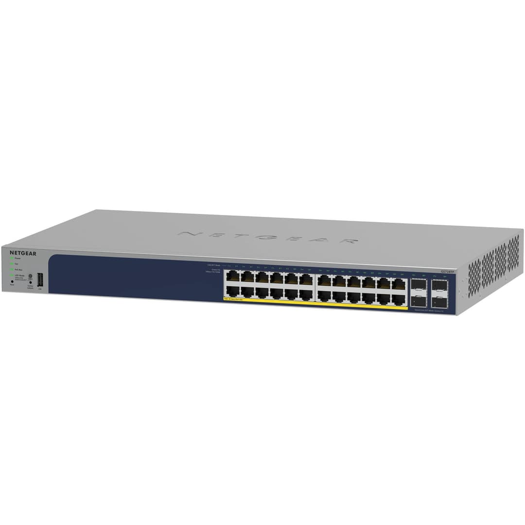 NETGEAR ProSafe GS728TP Smart Managed Network Switch 24 Ports POE+ With SFP Slot - Image 4