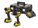 DEWALT DCK2050H2T 18V XR Brushless Combi Drill & Impact Driver Kit 2x 5.0Ah Black thumbnail 1