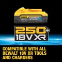 DEWALT DCK2050H2T 18V XR Brushless Combi Drill & Impact Driver Kit 2x 5.0Ah Black thumbnail 3