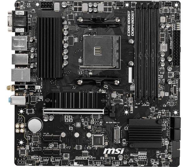 MSI B550M PRO-VDH AMD B550 Micro ATX AM4 DDR4 Motherboard - Black - Image 2