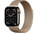Apple Watch Series 11 GPS + Cellular 42mm Gold Titanium Case with Gold Milanese Loop thumbnail 1