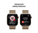 Apple Watch Series 11 GPS + Cellular 42mm Gold Titanium Case with Gold Milanese Loop thumbnail 6