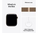 Apple Watch Series 11 GPS + Cellular 42mm Gold Titanium Case with Gold Milanese Loop thumbnail 9