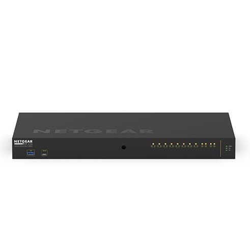 NETGEAR GSM4212UX Managed L2/L3 Gigabit Ethernet (10/100/1000) Power over Ethernet (PoE) 1U Black - Image 1