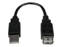 StarTech USB 2.0 Extension Cable Black thumbnail 2
