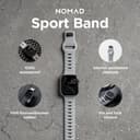 NOMAD Sport Band Watch Strap - Lunar Gray thumbnail 2