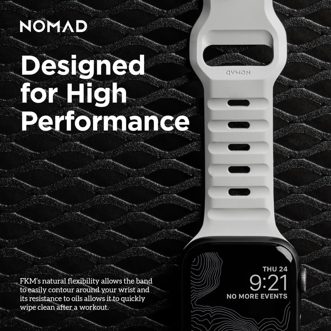 NOMAD Sport Band Watch Strap - Lunar Gray - Image 6