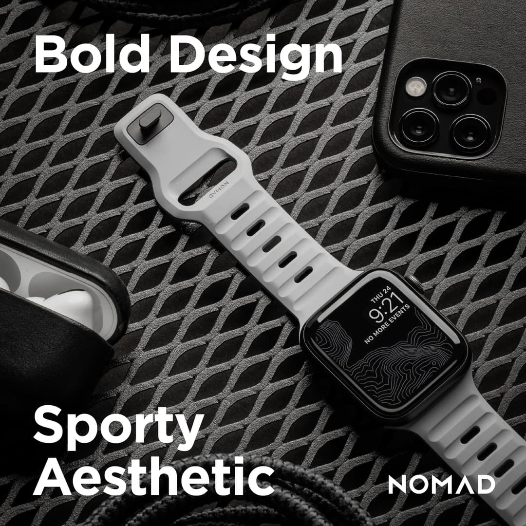 NOMAD Sport Band Watch Strap - Lunar Gray - Image 8
