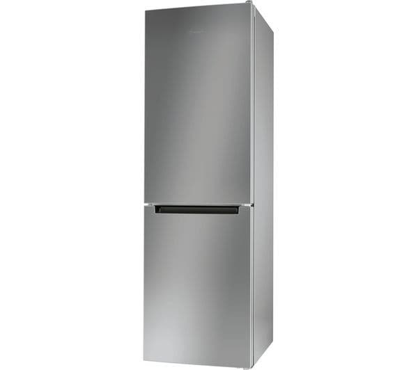 INDESIT LI8 S1E S 60/40 Fridge Freezer - Silver - Image 1