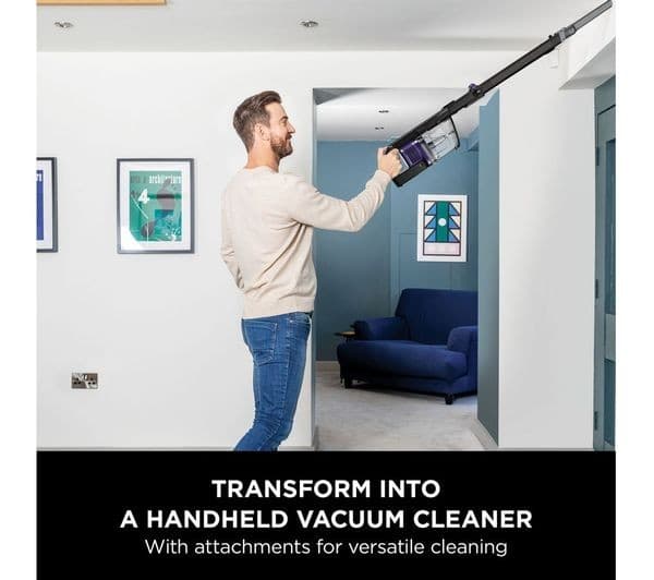 Shark IZ300 Anti Hair Wrap Cordless Stick Vacuum Cleaner with Pet Tool - Purple - Image 6