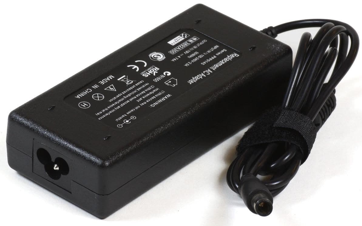 CoreParts MUXMBA-00019 65W Power Adapter for HP EliteBook 2530p, 18.5V 3.5A, 7.4 x 5.0mm Plug, with EU Power Cord (Without Dongle)